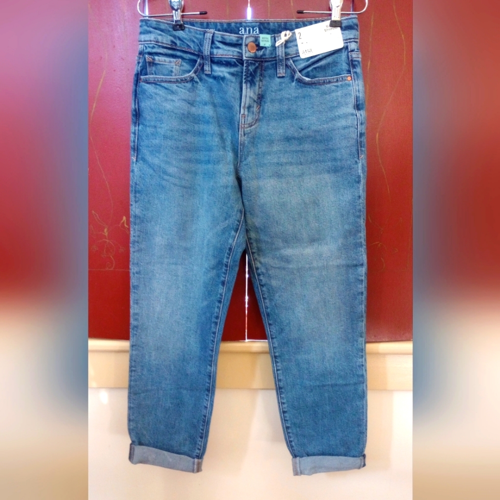 A.n.a. Mid Rise Crop Jeans